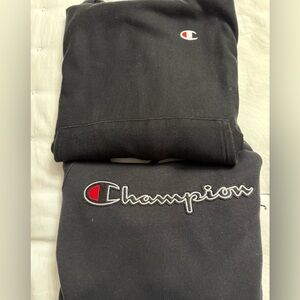 Champion Classic Black Pullover